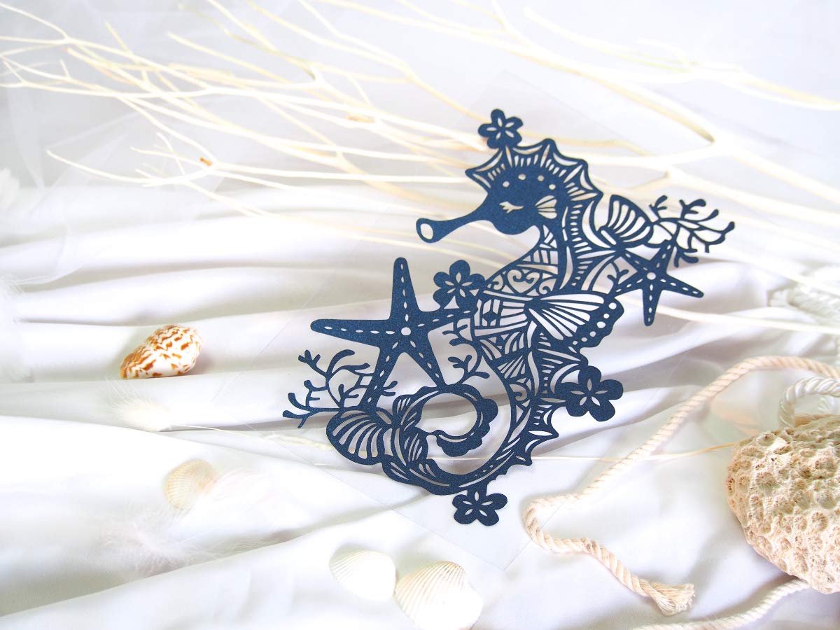 Amazon.co.jp: トラストプリンティング 切り絵 キット Shiny Blue